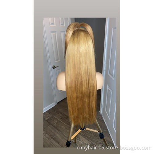 Cheap Brazilian Virgin Hair 13*4 Lace Front Wig, Natural Color Water Wave Remy Hair Wig For Black Women